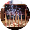 Incense-like finish